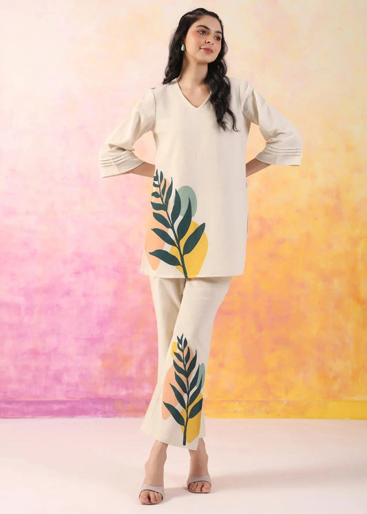 Boho Bloom Cotton Flex Co-ord Set