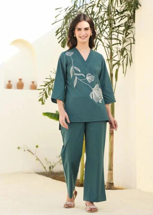 Petal Play Embroidered Co-ord Set