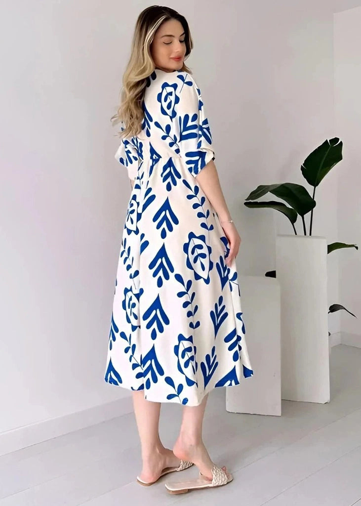 Bright Stone Cotton Dress