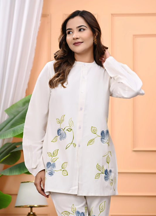 Beautiful Pure Cotton Flex Kurti Pant Set