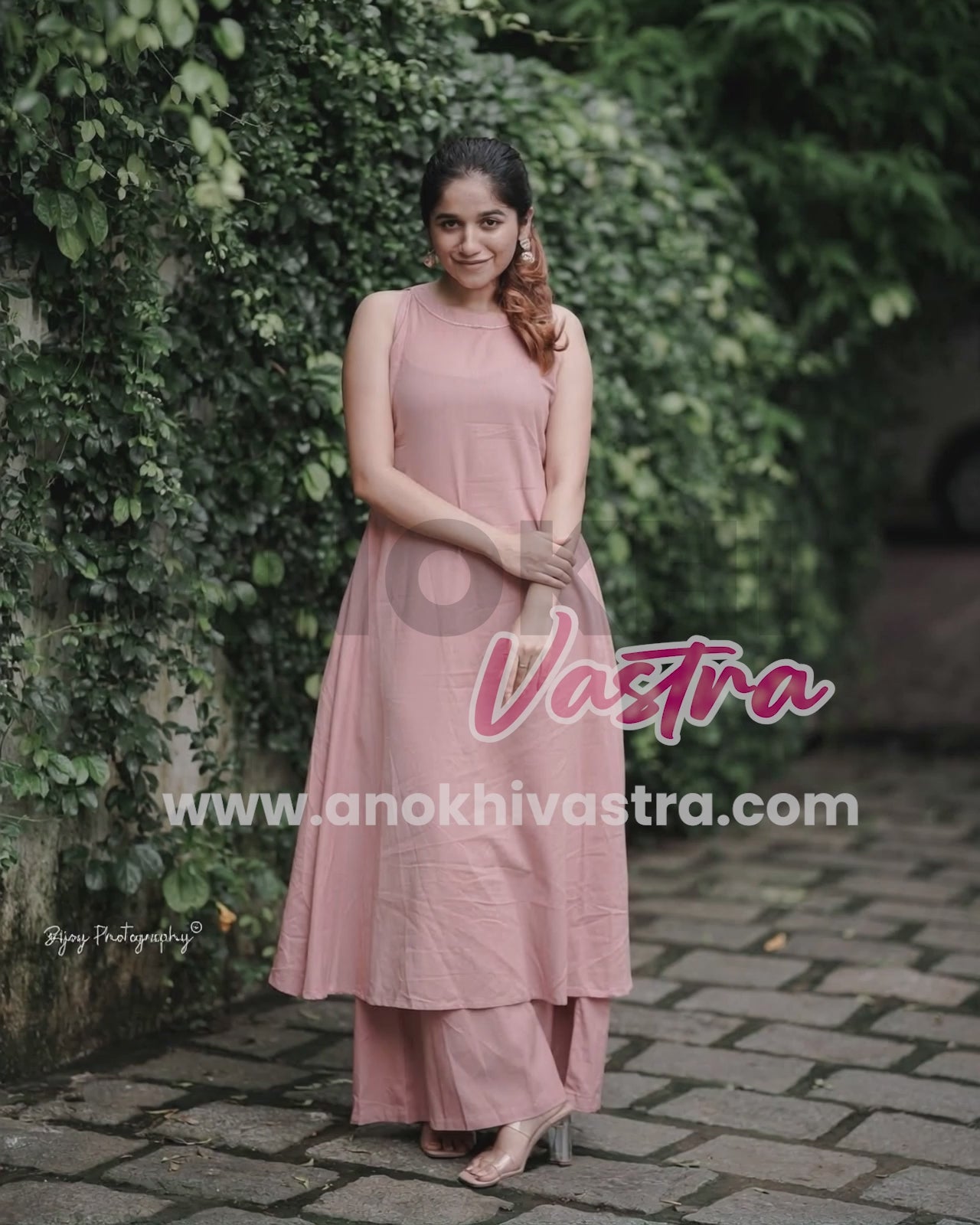 Women’s Cotton Sulb Kurta Set with Plazo and Pockets