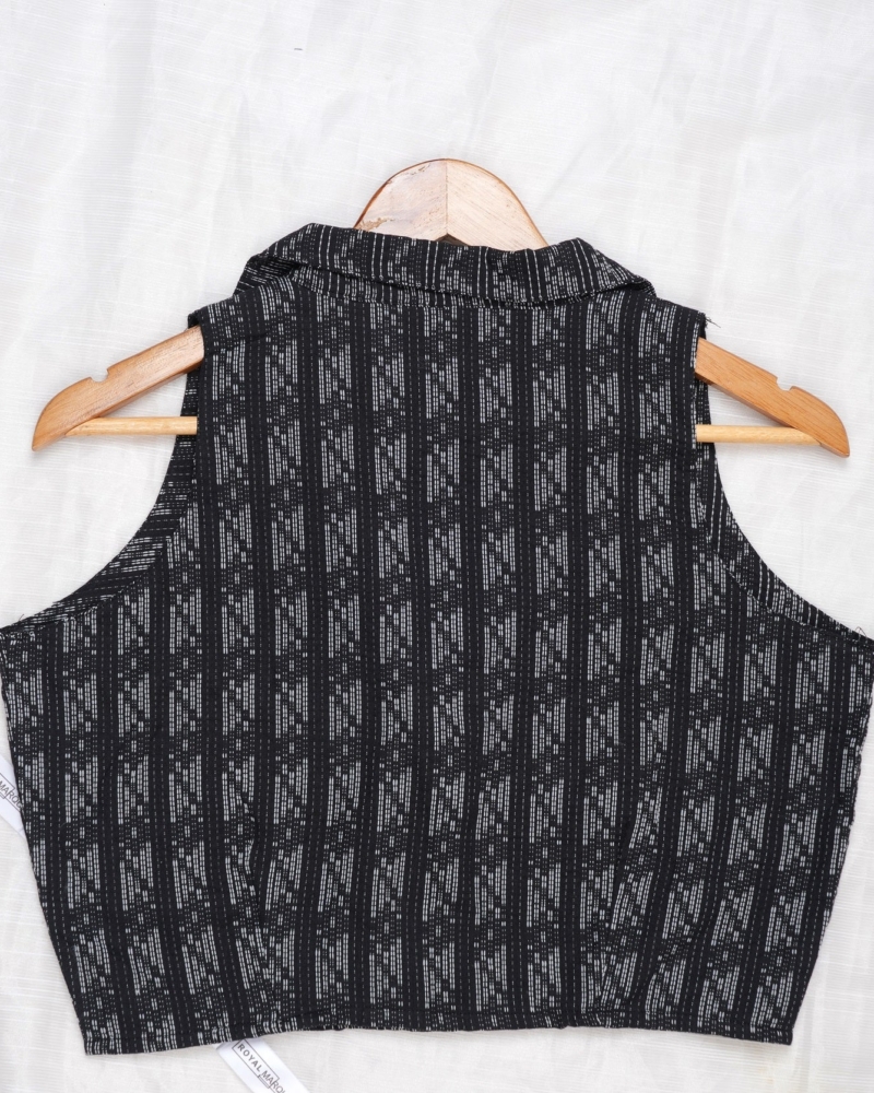 Pure Cotton Blouson Top #01 - Image 5