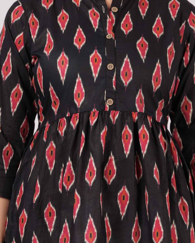 Pure Cotton Printed Peplum Top #PT01 - Image 5