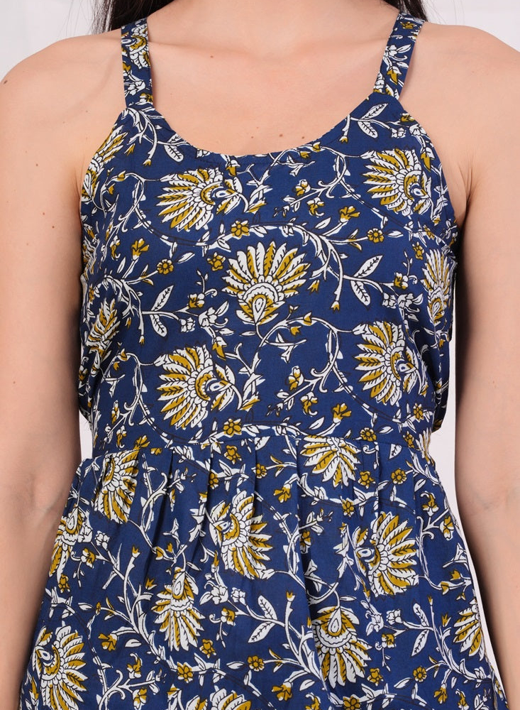 Pure Cotton New York Blue Cami Top - Image 5